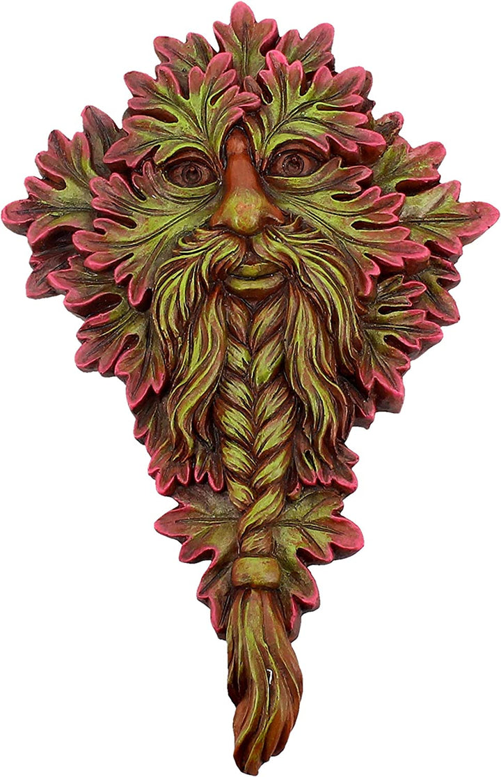 Nemesis Now Mabon Wisdom Wall Plaque 21.5cm, Resin, Red