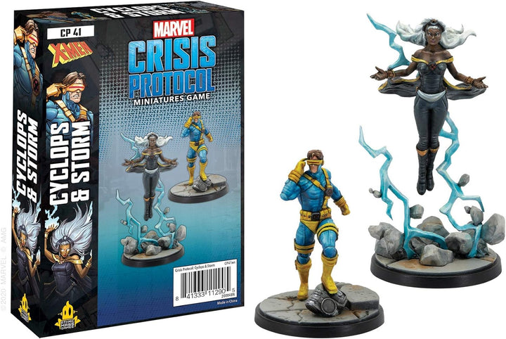 Atomic Mass Games - Marvel Crisis Protocol: Character Pack: Storm and Cyclops - Miniature Game