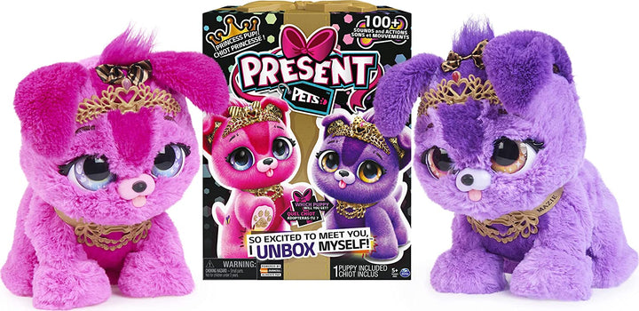 Present Pets, Princess Puppy Interactief knuffeltje met meer dan 100 geluiden en acties