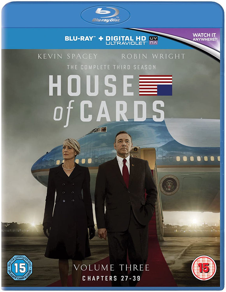 House of Cards - Season 3 [Region Free] - Drama [Blu-Ray]