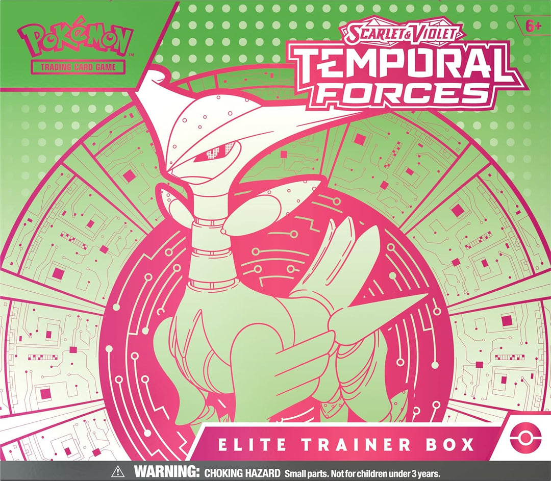 Pokemon - Scarlet & Violet - Temporal Forces - Elite Trainer Box - Iron Leaves