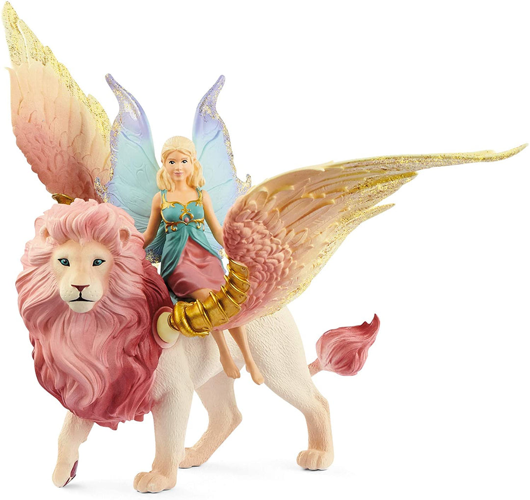 Schleich 70714 Fée Bayala en vol sur Lion ailé
