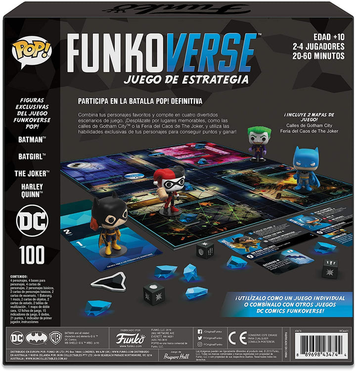 DC Comics Funkoverse Juego De Estrategia 2-4 Jugadores Funko 43474 Pop!