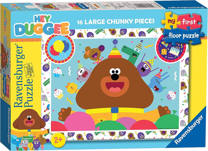 Ravensburger Hey Duggee My First Floor Puzzle - 16 Piece Jigsaw Puzzles for Kids - Educational Toddler Toys Age 24 Months Up (2 Years Old)