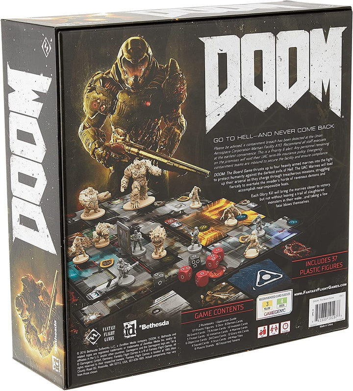 Fantasy Flight Games Doom The Board Game