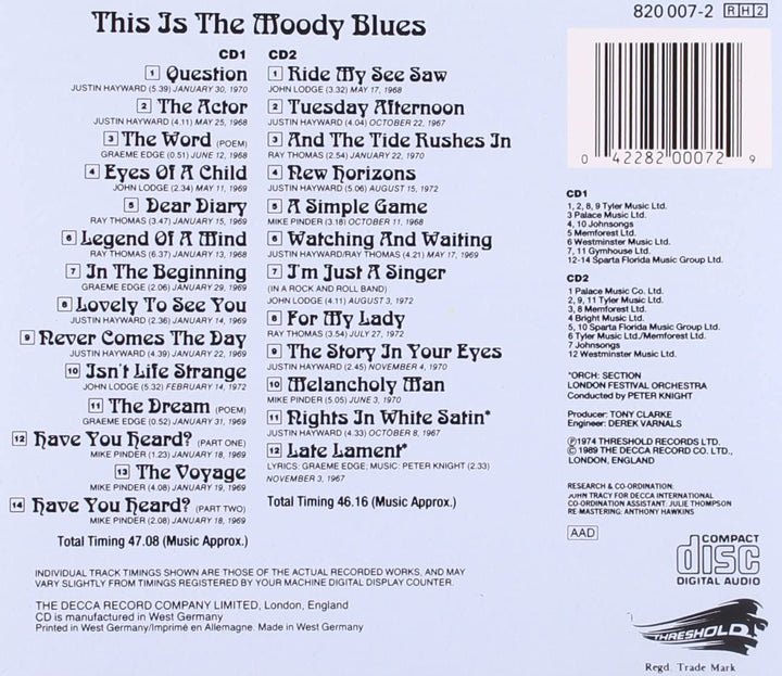 This Is The Moody Blues - The Moody Blues [Audio CD]