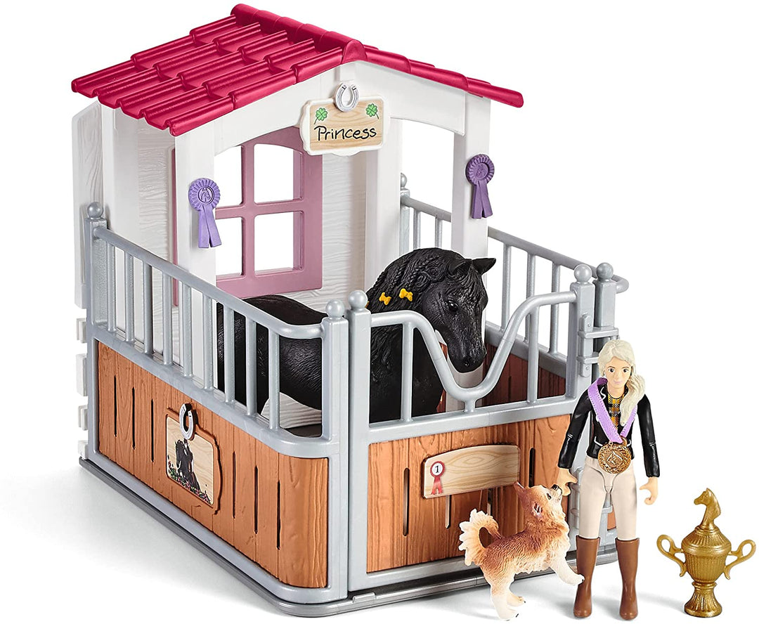 Schleich Horse Club 42437 Paardenbox met Horse Club Tori &amp; Princess