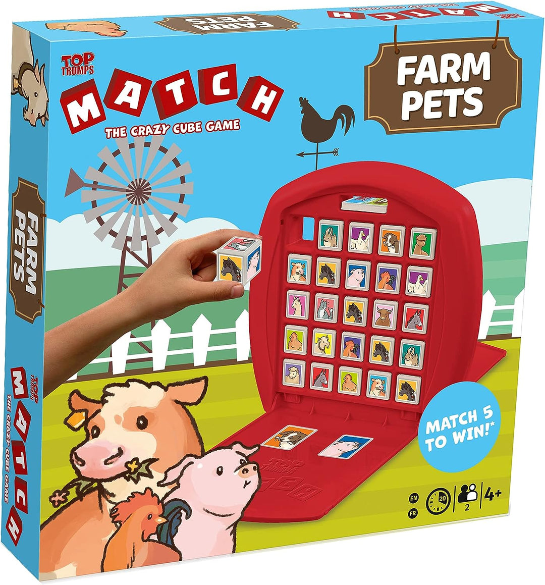 Farm Pets Top Trumps Match Board Game