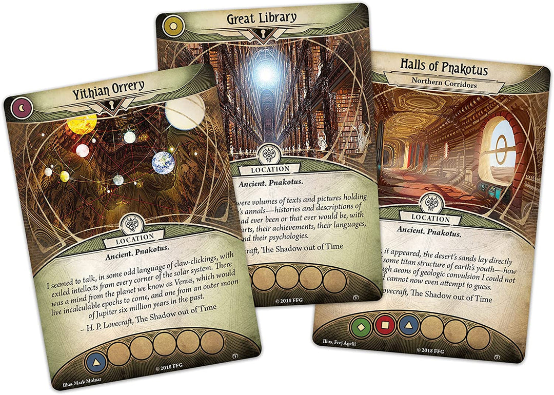 Arkham Horror LCG: The City of Archives Mythos Pack Expansion