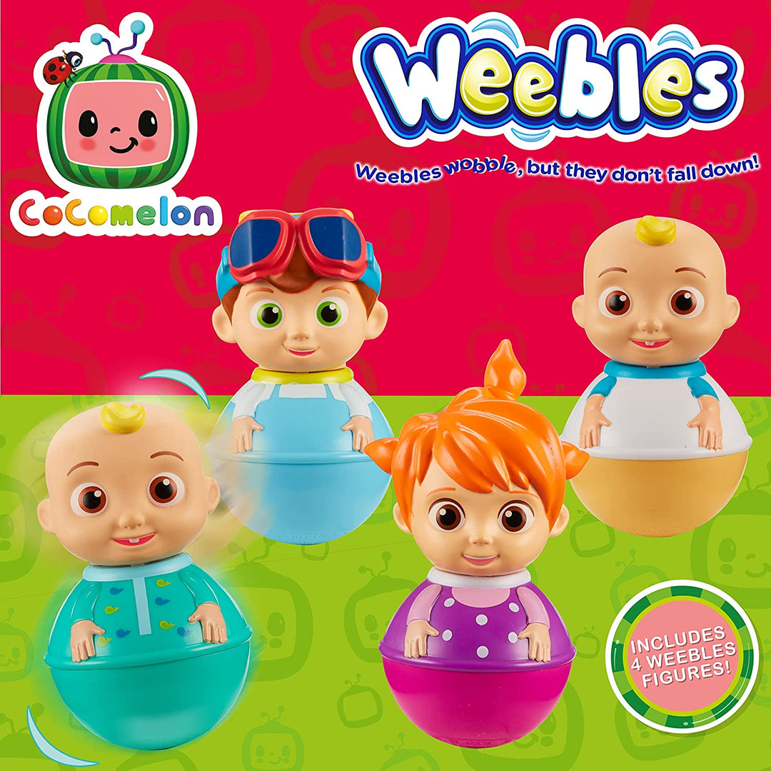 Cocomelon Weebles JJ And Friends Figure Pack