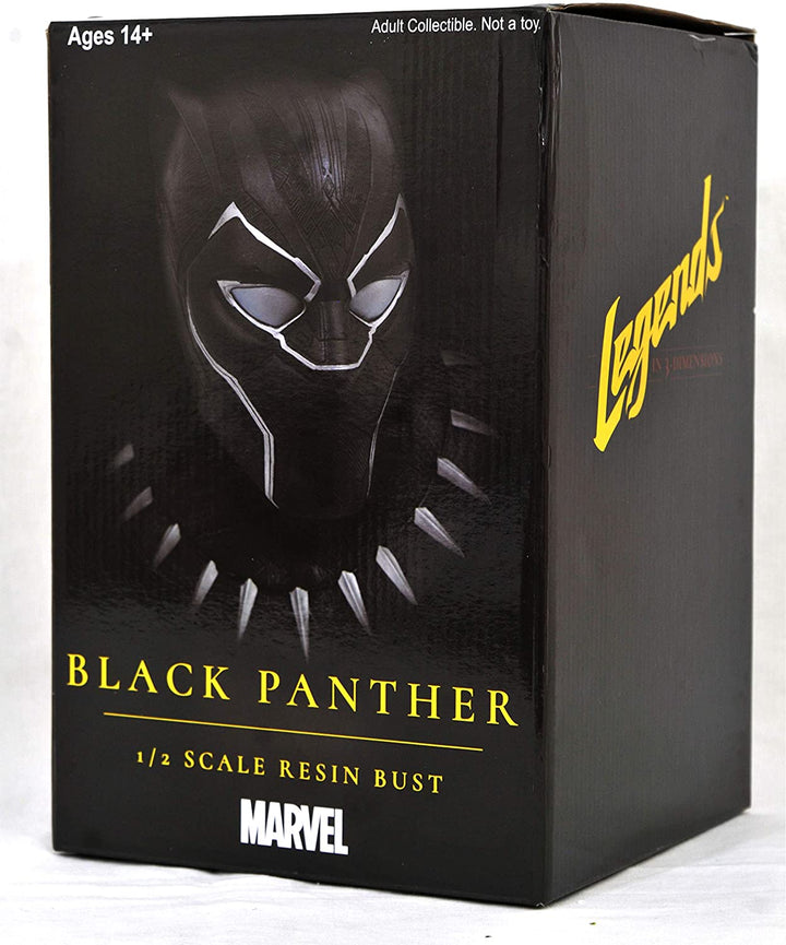 Diamond Select Toys Llc MAR192446 Avengers Black Panther Bust, Multicolor