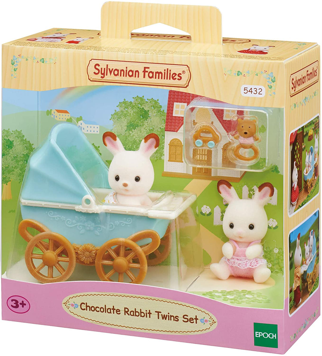 Sylvanian Families 5432 Chocolate Rabbit Twins Set