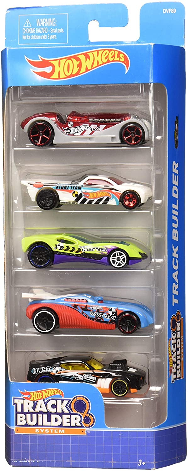 Hot Wheels Hot Wheels 101001806 Pack 5 Coches, Modelo Aleatorio