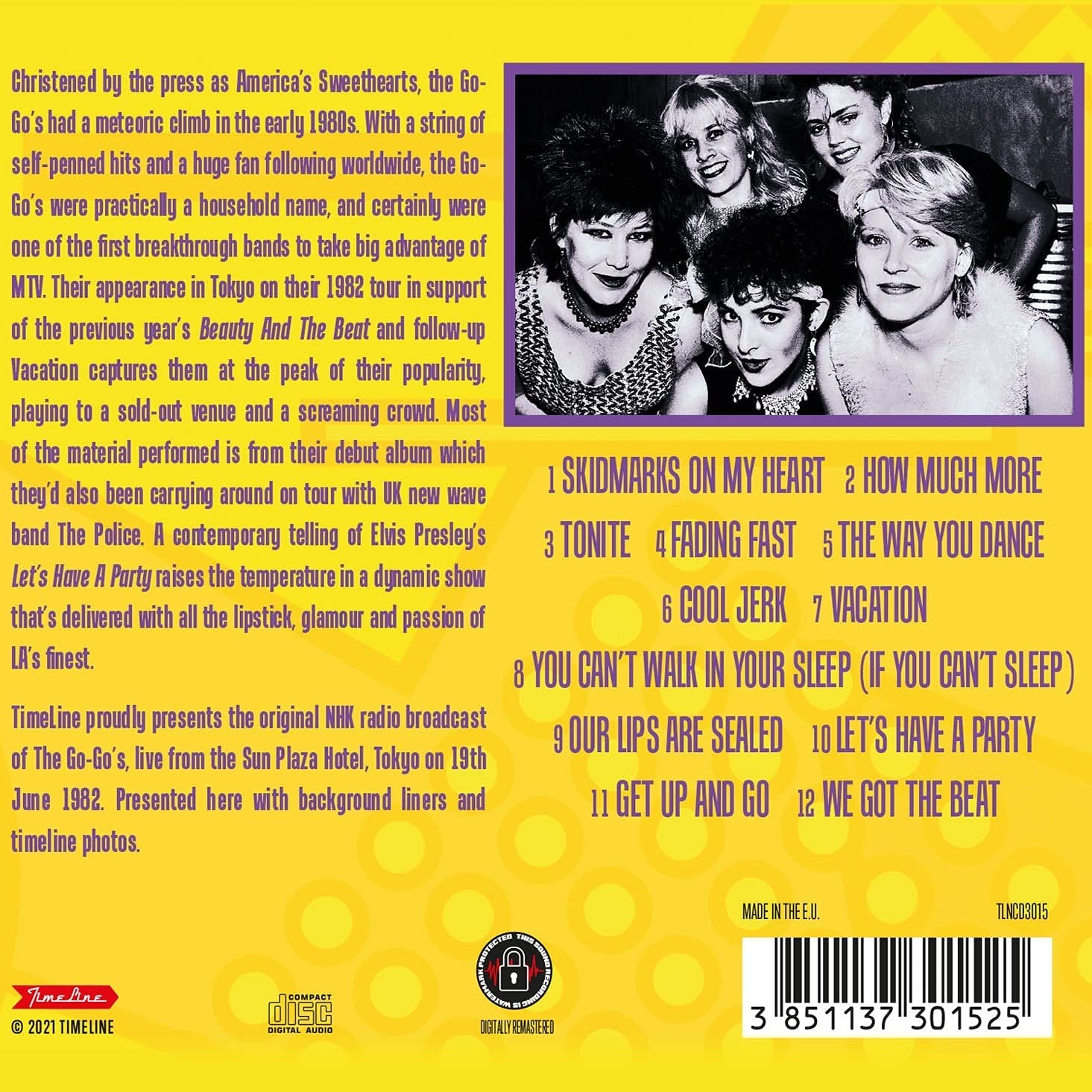 The Go-Go's - Live In Japan '82 [Audio CD] 2