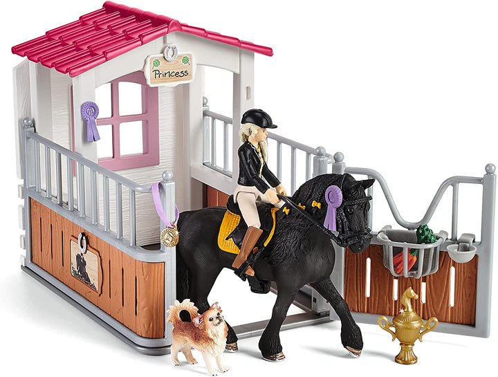 Schleich Horse Club 42437 Paardenbox met Horse Club Tori &amp; Princess