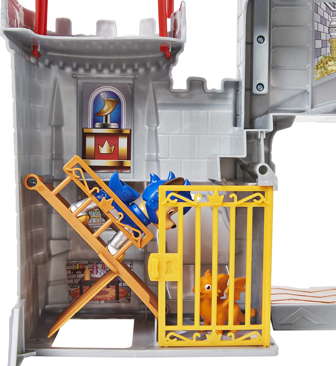 PAW Patrol, Rescue Knights Castle HQ Transforming 11-Piece Playset with Chase and Mini Dragon Draco Action Figures, Kids’ Toys for Ages 3 and up