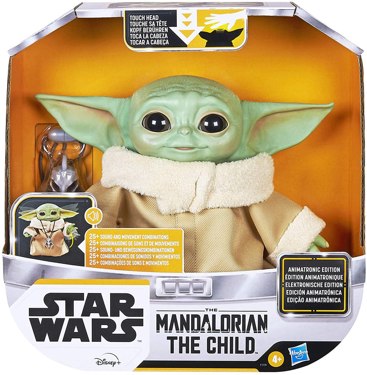 Star Wars The Child Animatronic Edition “AKA Baby Yoda” with Over 25 Sound and Motion Combinations, The Mandalorian Toy for Kids