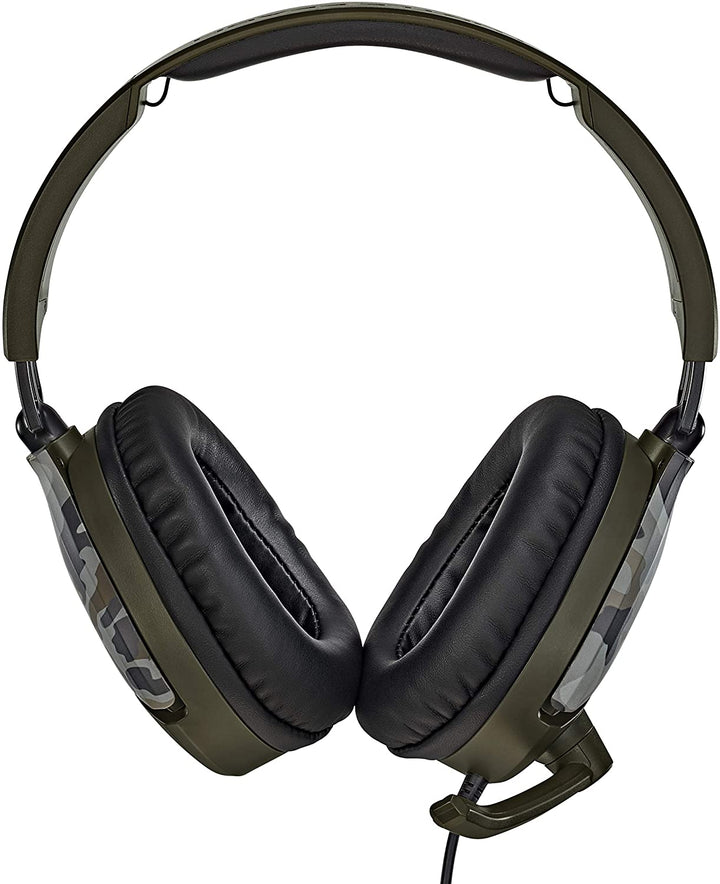 Turtle Beach Recon 70 Camo Green Gaming Headset for Xbox Series X|S, Xbox One, PS5, PS4, Nintendo Switch & PC