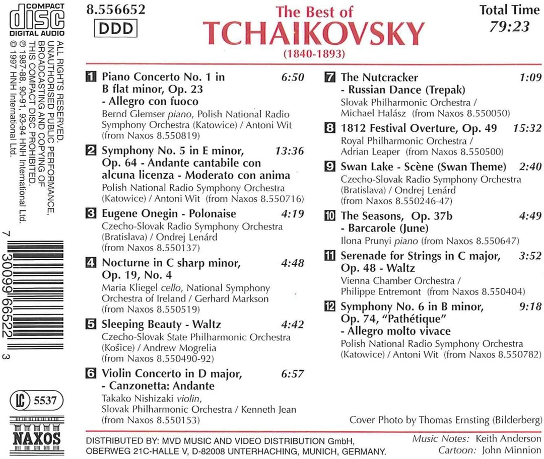 The Best of Tchaikovsky [Audio CD]