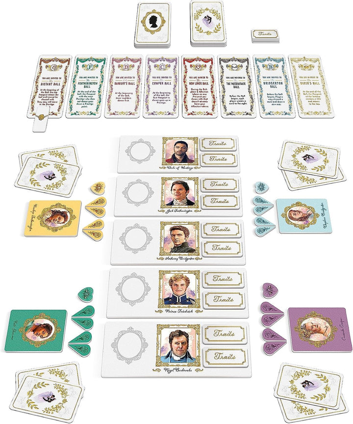 Mixlore Bridgerton High Society Game - 3-6 Player Strategy Board Game (MIXBRI01EN)