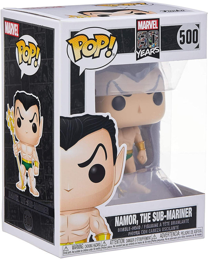 Marvel 80 Years Namor The Sub-Mariner Funko 42652 Pop! Vinyl #500 - Yachew