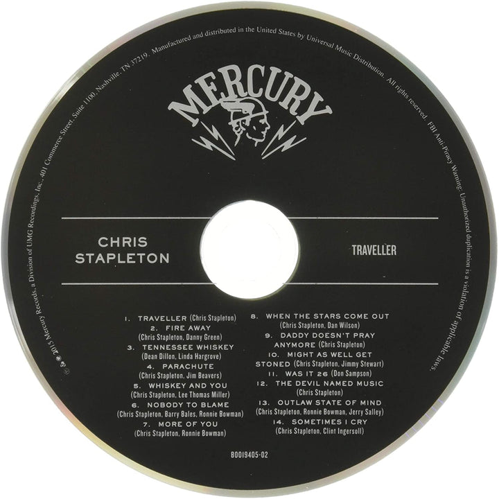 Traveller - Chris Stapleton [Audio CD]