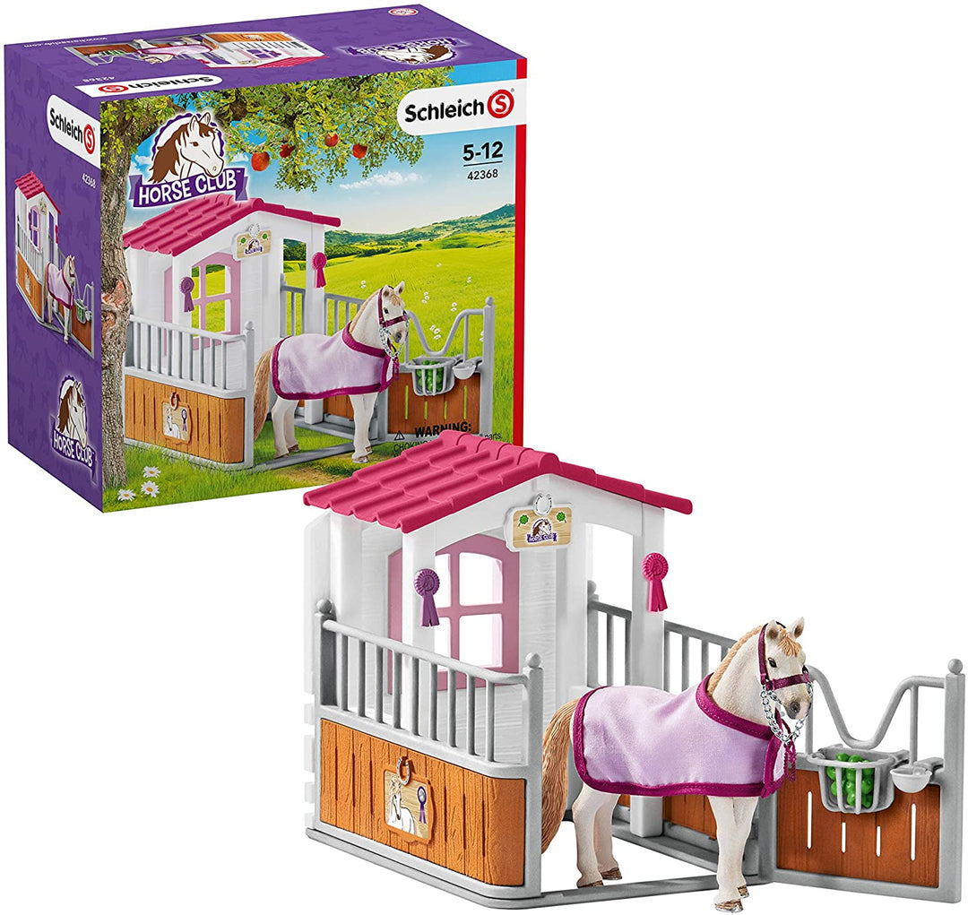 Schleich 42368 Paardenbox met Lusitano Merriefigurenset