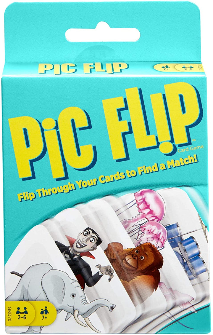 Mattel Games Pic Flip-kaartspel voor 7-jarigen en ouder GKD70