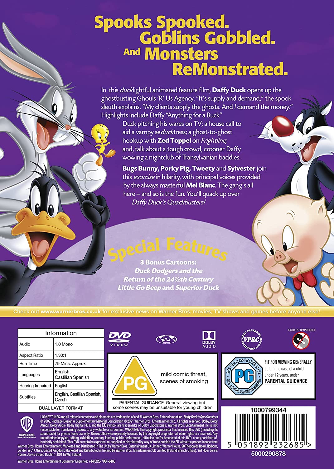 Daffy Duck's Quackbusters [1988] - [DVD]