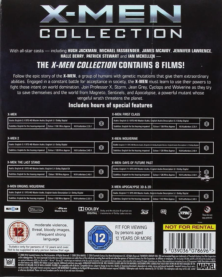 X-Men Collection [Blu-ray]