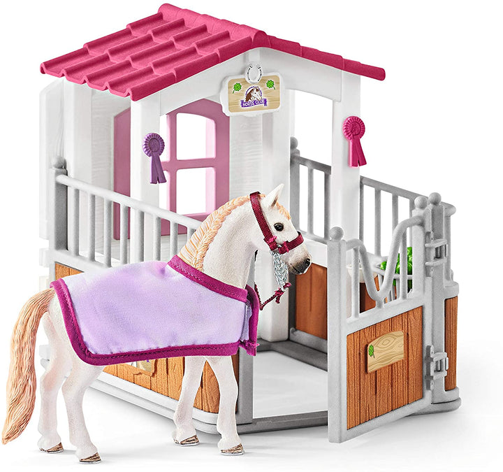 Schleich 42368 Paardenbox met Lusitano Merriefigurenset