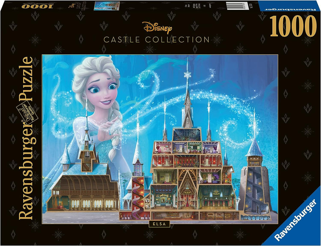 Ravensburger Disney Castles Elsa 1000 Piece Jigsaw Puzzles for Adults and Kids