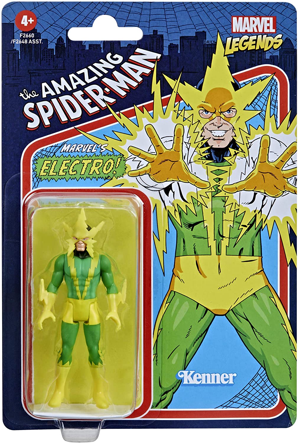 Hasbro Marvel Legends 3.75-inch Retro 375 Collection Electro Action Figure Toy F2660