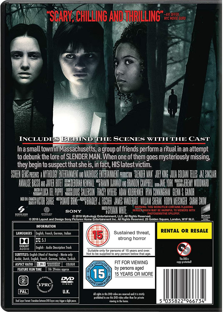 Slender Man - Horror [DVD]