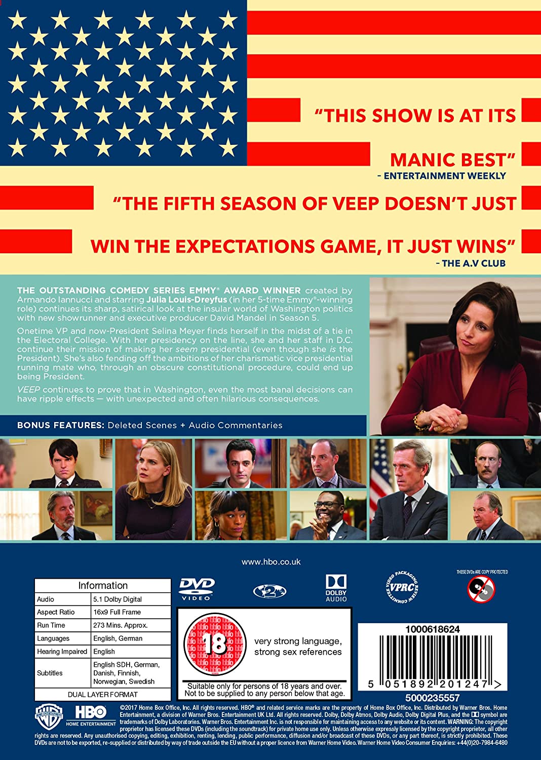 Veep: Season 5 [2016] - Sitcom [DVD]