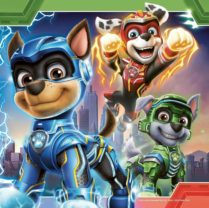 Paw Patrol Mighty Movie 3x 49 Piece Jigsaw Puzzle