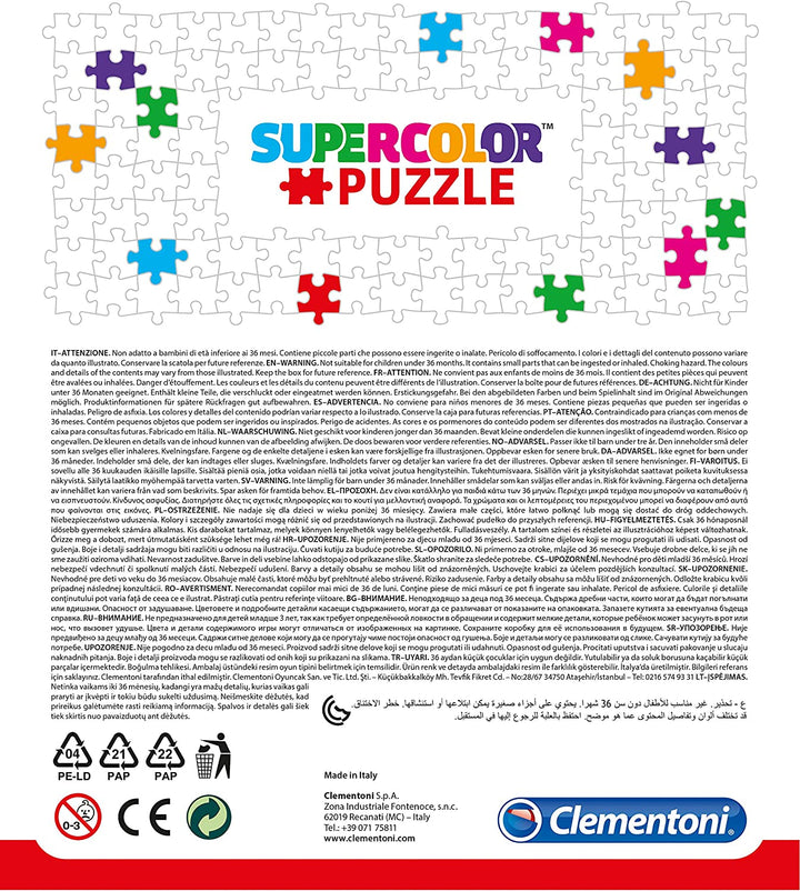 Clementoni - 24761 - Supercolor Puzzle - Disney Toy Story 4 - 2 x 20 pieces - Made in Italy - jigsaw puzzle children age 3+