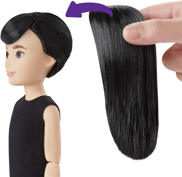 CREATABLE WORLD GGG54 Deluxe Character Kit - Black Straight Hair