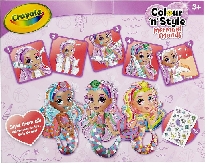 Crayola Colour 'n' Style Mermaids Friends Marina