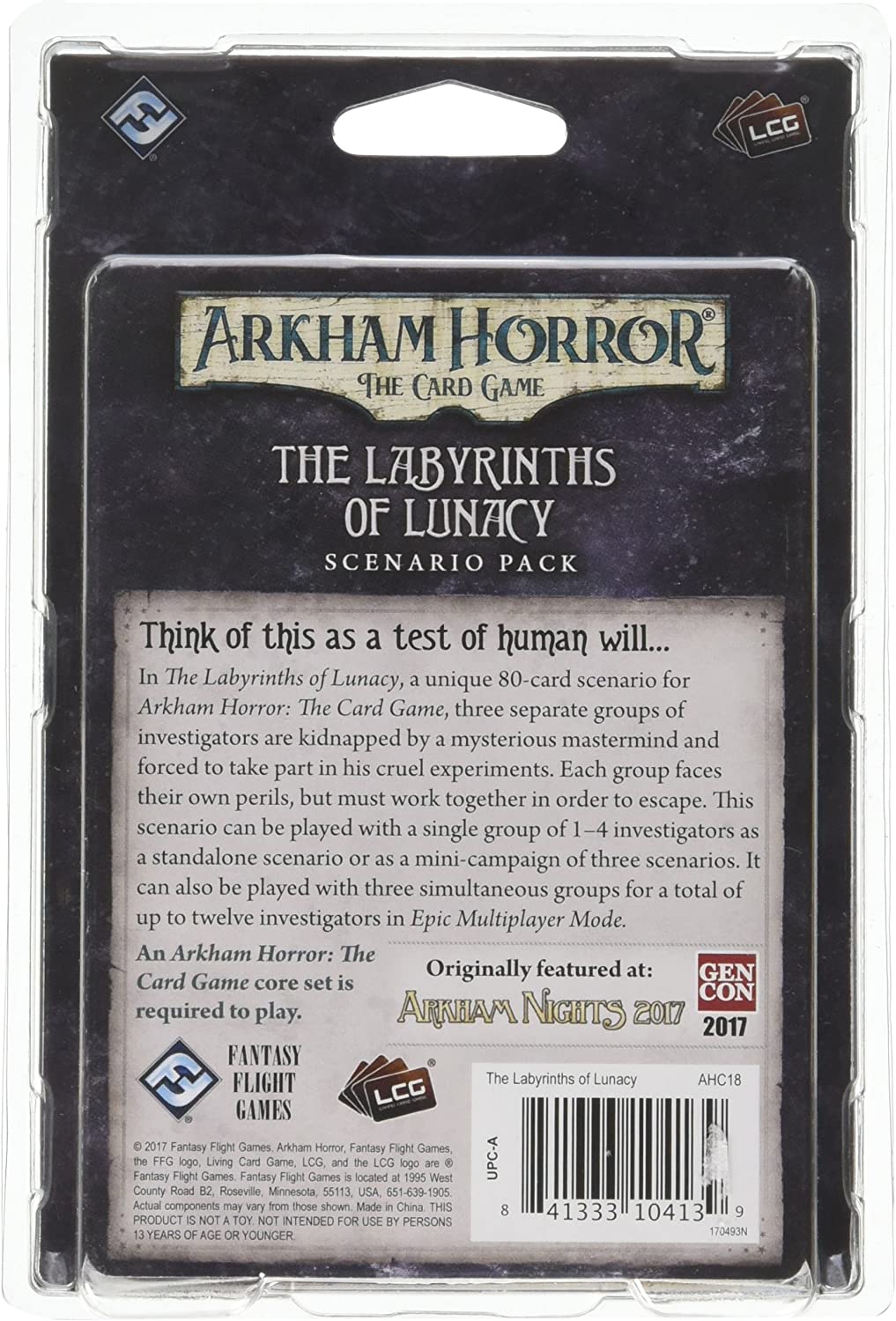 Arkham Horror LCG: The Labyrinths of Lunacy Expansion