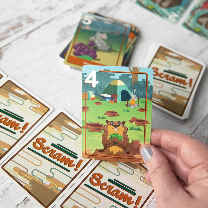 Scram! - A Terrific Card Game for Fast-Paced Fun! Great Card Game for Kids