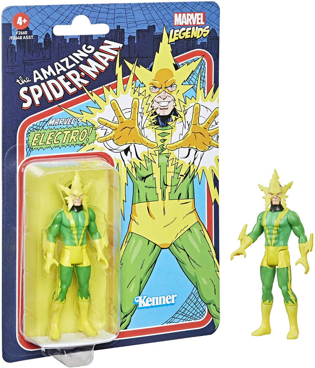 Hasbro Marvel Legends 3.75-inch Retro 375 Collection Electro Action Figure Toy F2660