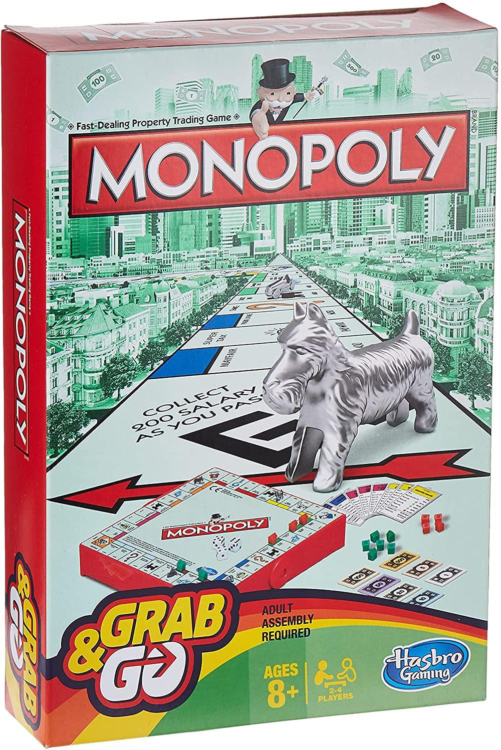 Hasbro Gaming Monopoly Grab & Go Game - Yachew