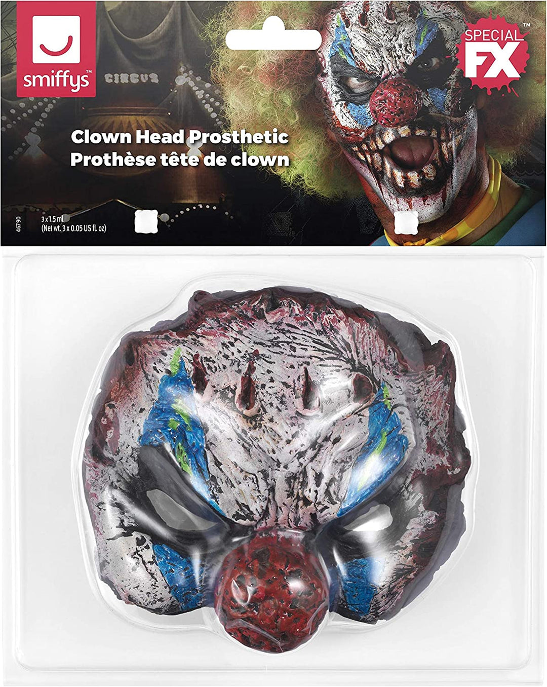 Foam Latex Clown Head Prosthetic