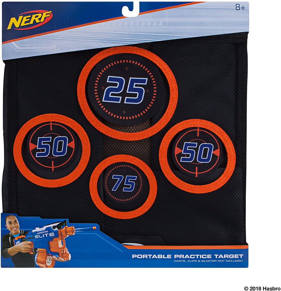 Nerf 11506 Elite draagbaar oefendoel, zwart