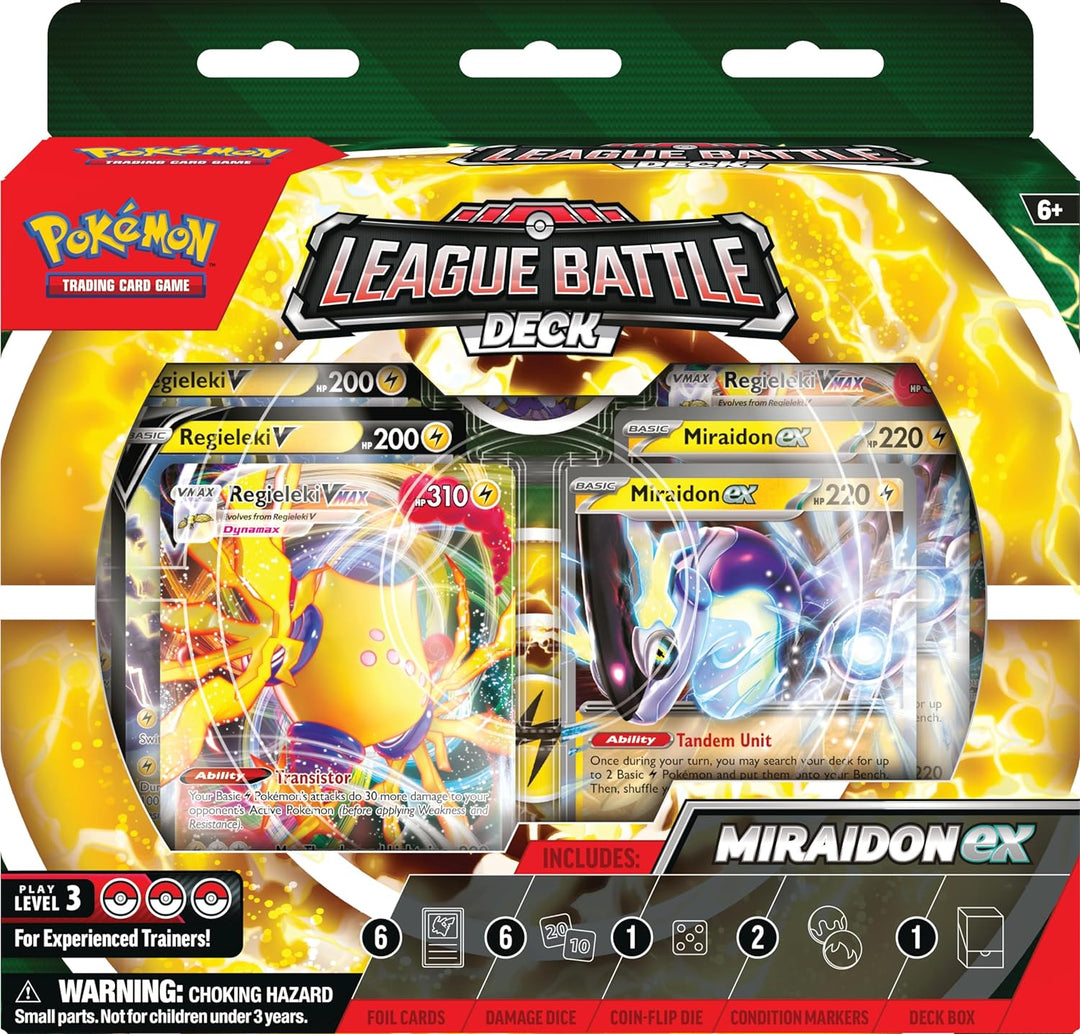 POKEMON TCG: Miraidon ex League Battle Deck (60-Card Ready-to-Play Deck Includin