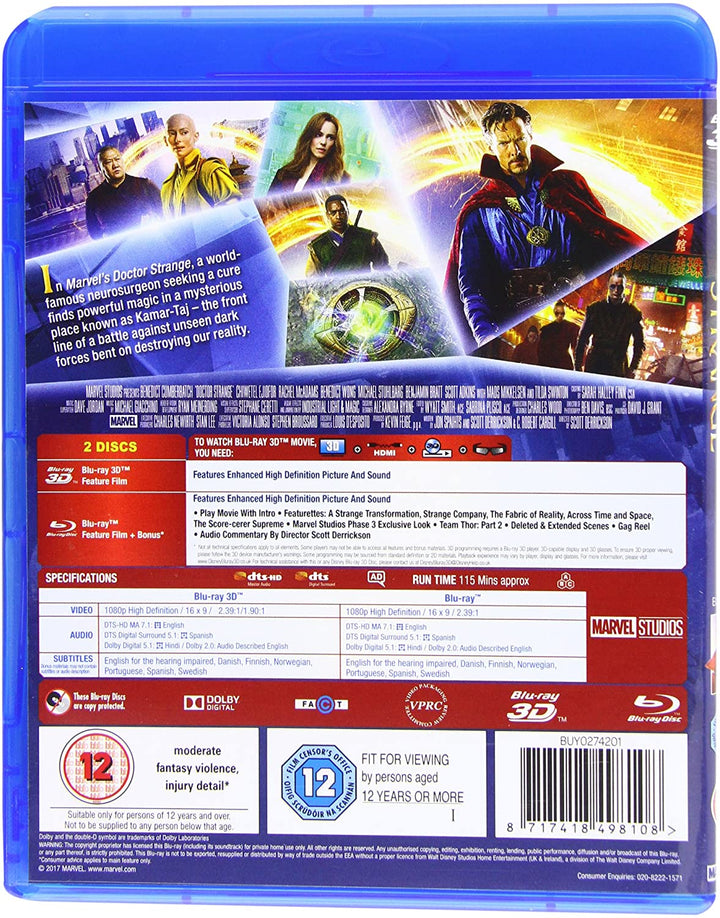 Doctor Strange - Action/Adventure [Blu-Ray]