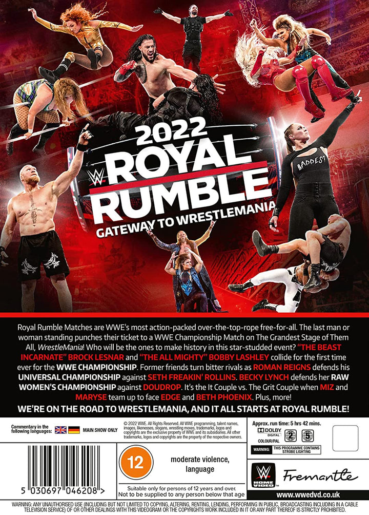 WWE: Royal Rumble 2022 [DVD]