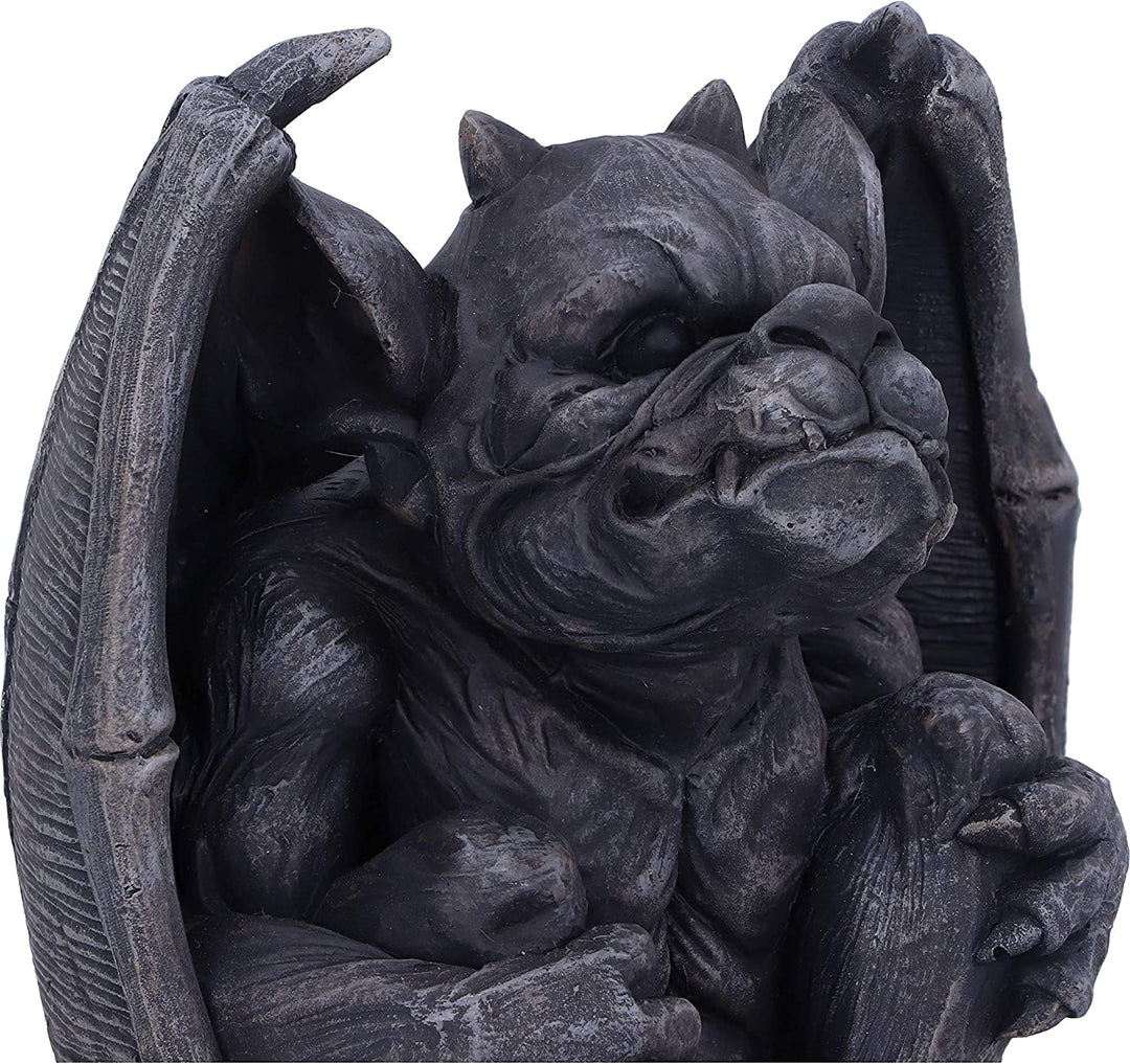 Nemesis Now Hugo Dark Black Grotesque Gargoyle Figurine, 12.5cm