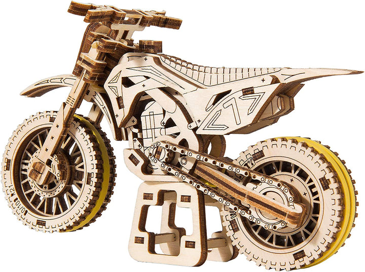 WoodenCity WR343 Wooden, Model, Motocycle, Wood